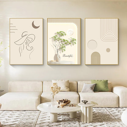 Abstract Botanical Framed Art Prints Homeandso