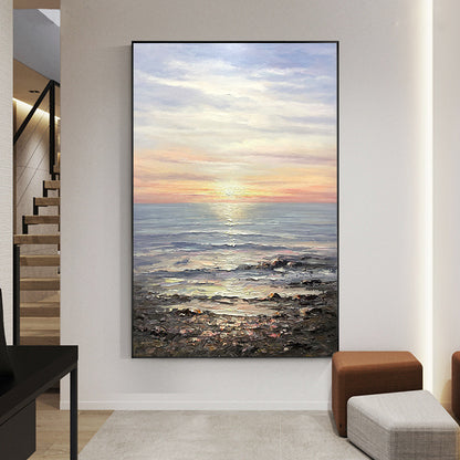Coastal Sunrise Landscape Wall Art Homeandso