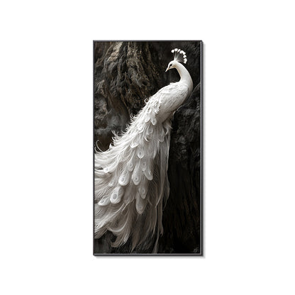 Elegant Framed Peacock Art Print Homeandso