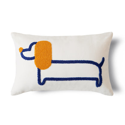 Artistic Animal-Themed Throw Pillow