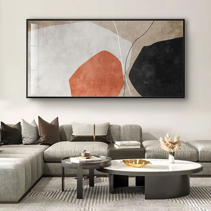 Abstract Geometric Framed Artwork Homeandso