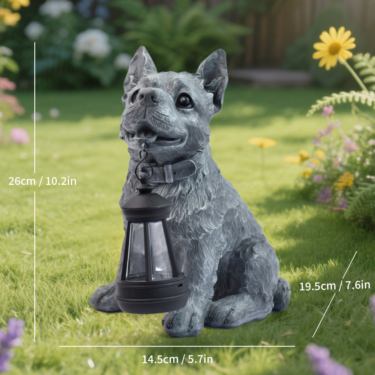 Decorative Dog Family Lantern Homeandso