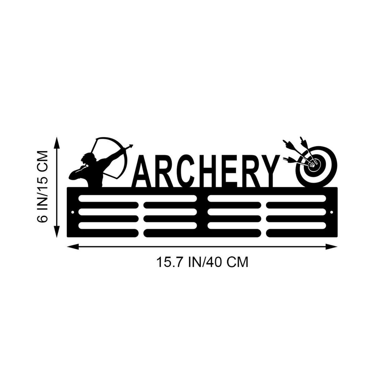 Archery Themed Wall Storage Rack Homeandso
