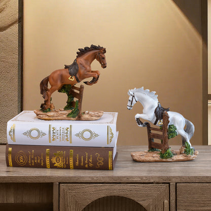 Horse Jumping Figurine Homeandso