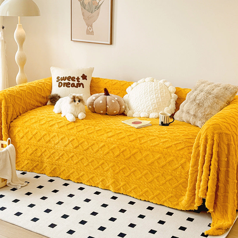 Cozy Butterfly Pattern Sofa Throw Blanket