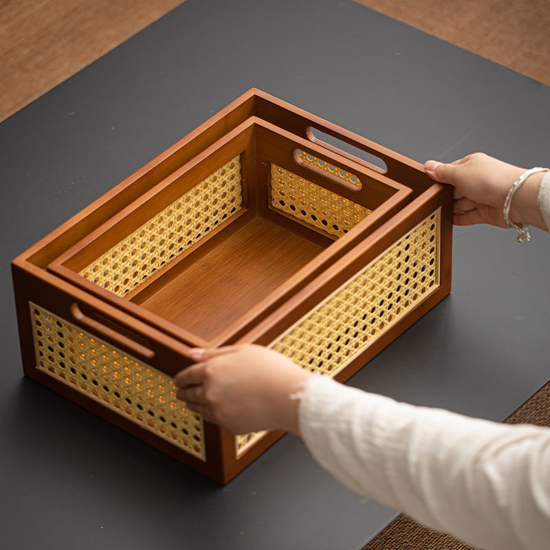 Woven Storage Tray Homeandso