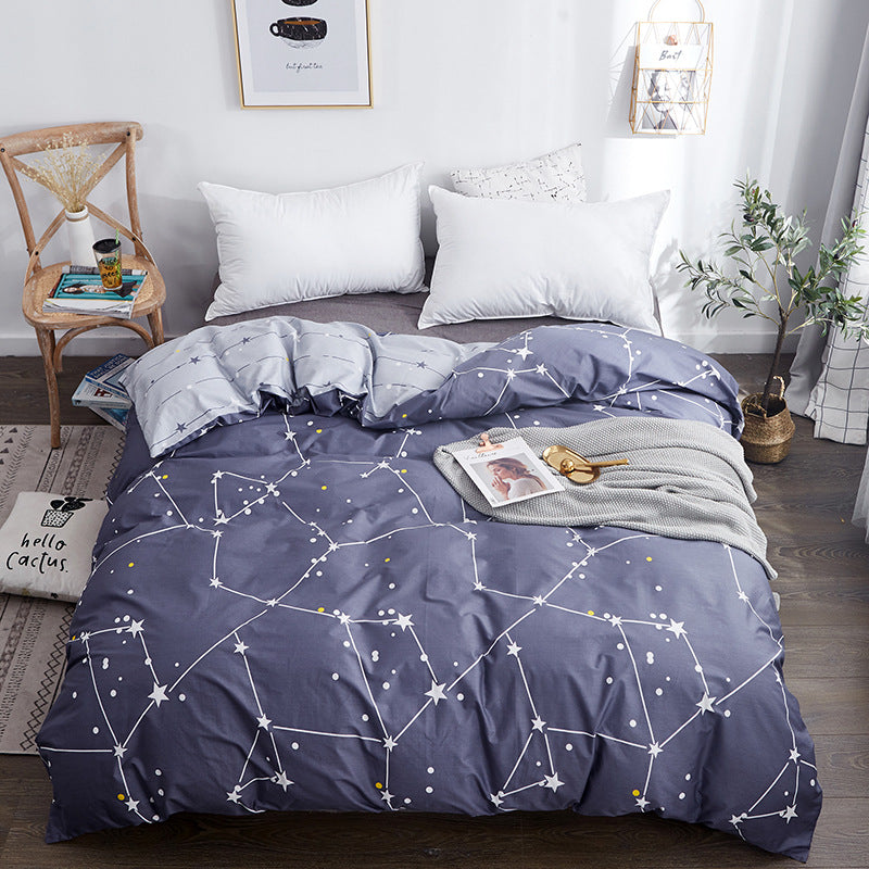 Playful Heart Pattern Duvet Cover Set Homeandso