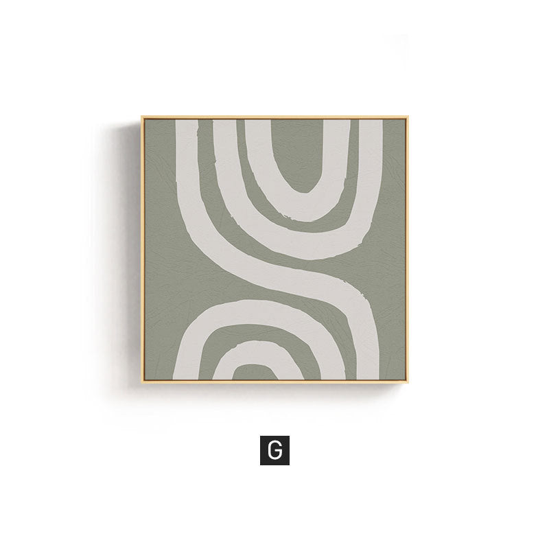 Abstract Wave Design Framed Wall Art Homeandso