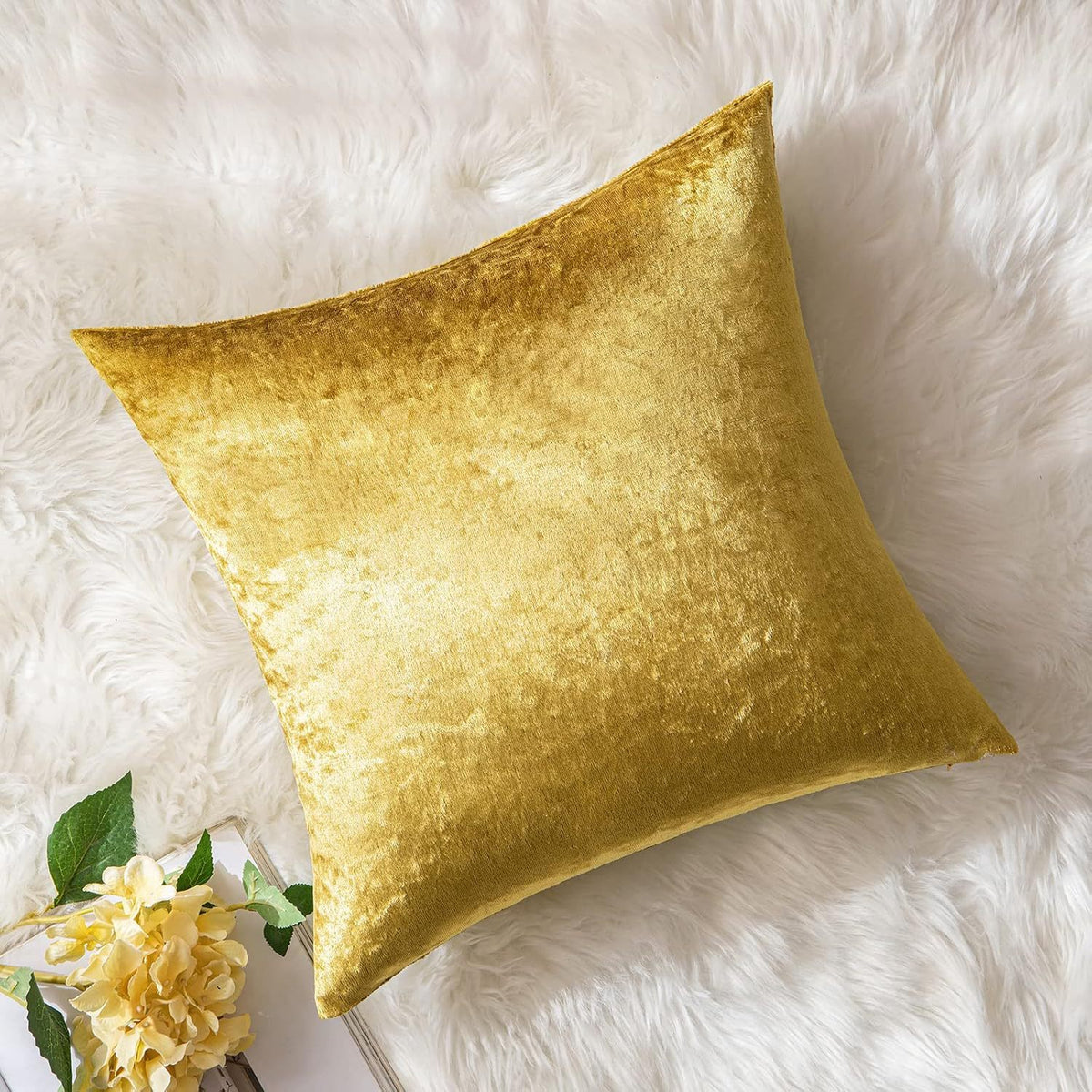 Plush Velvet Decorative Cushion