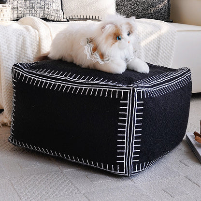 Decorative Floor Pouf for Home Interior Decor