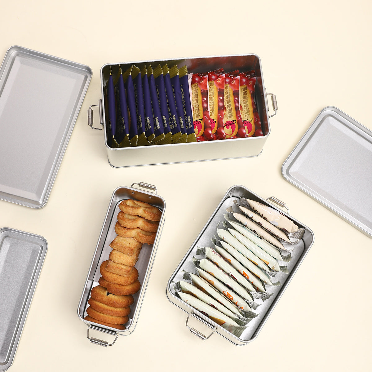 Metal Storage Tin Box Homeandso