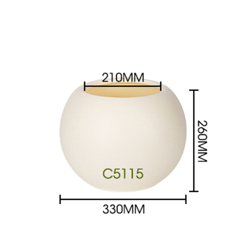 Textured Round Modern Planter Homeandso