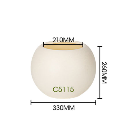 Textured Round Modern Planter Homeandso