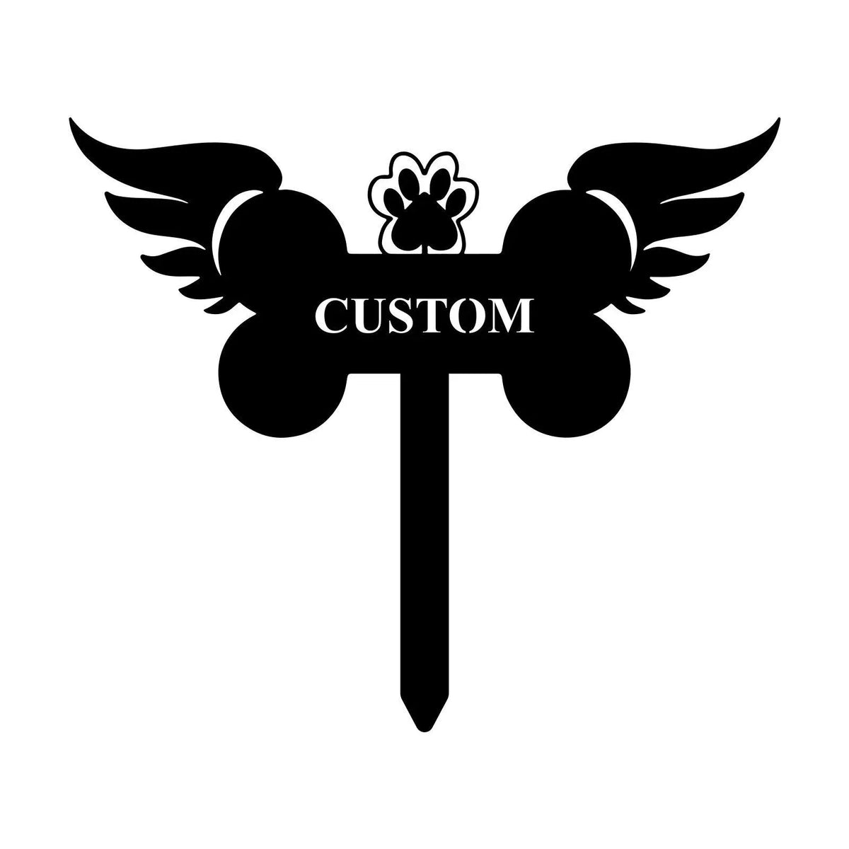 Customized Cat Garden Marker Homeandso