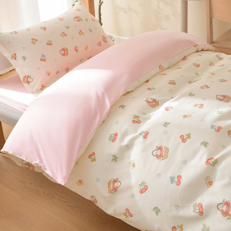 Decorative Playful Fruit-Themed Bedding Set Homeandso