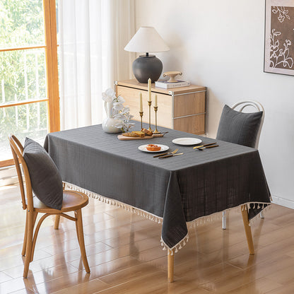 Elegant Woven Tablecloth