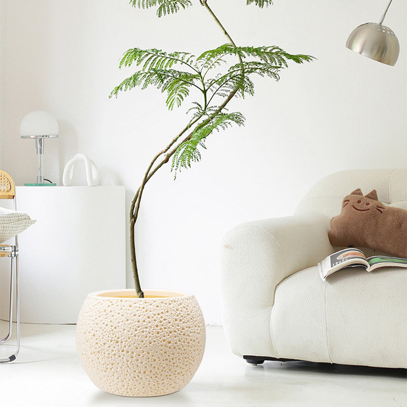Textured Ceramic Planter Homeandso