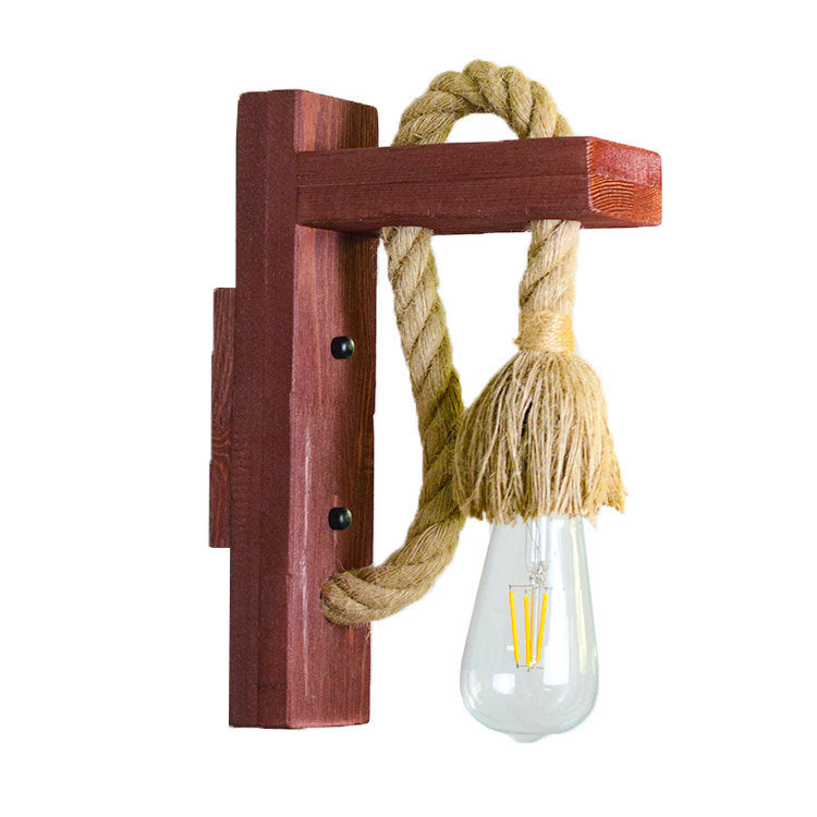 Rustic Wall Mounted Rope Light