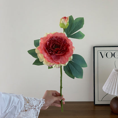 Faux Floral Rose Stem