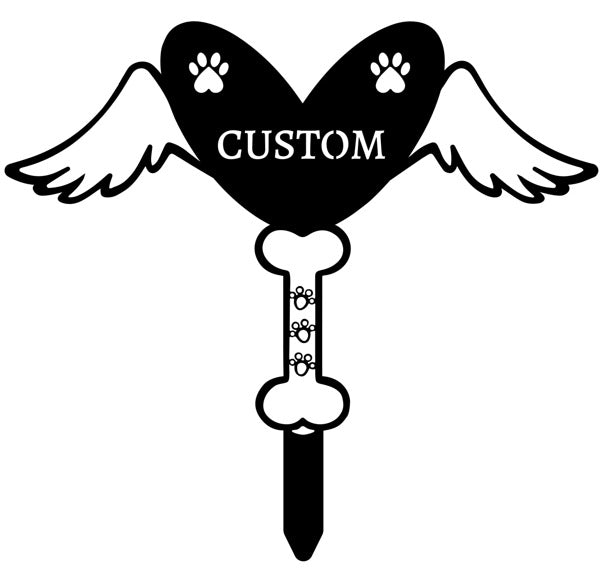 Customized Cat Garden Marker Homeandso