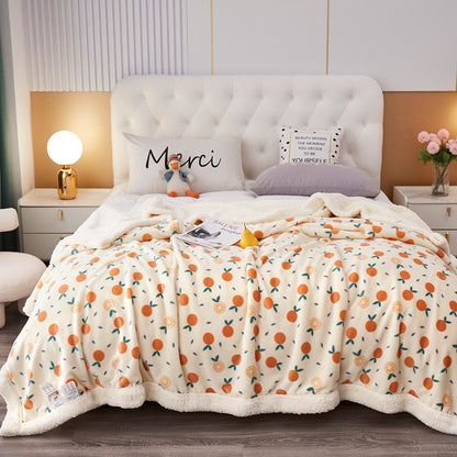 Decorative Reversible Flannel Throw Blanket Homeandso