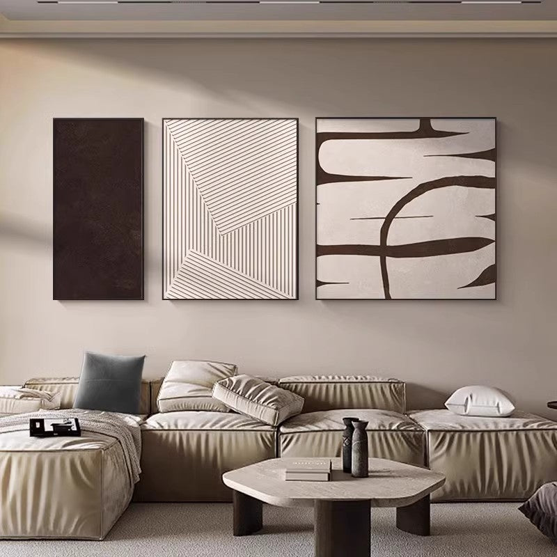 Geometric Minimalist Canvas Art Set Homeandso