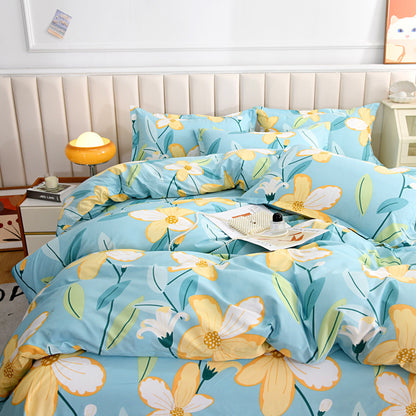 Luxury Floral Print Bedding Set