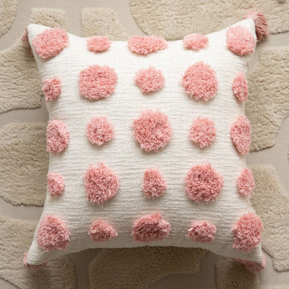Textured Geometric Pattern Throw Pillow