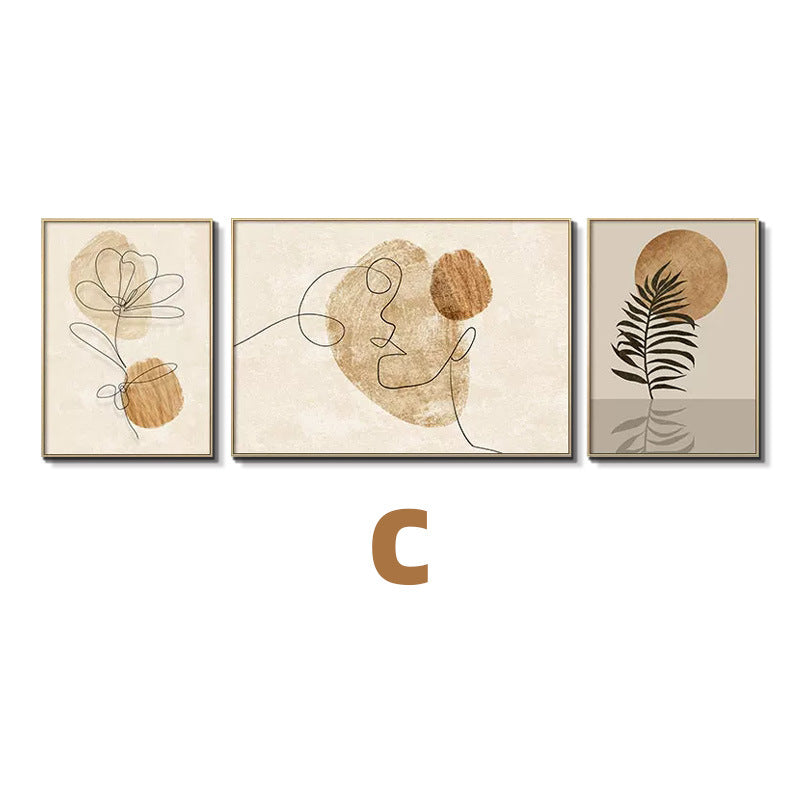 Abstract Line Art Trio Set Homeandso