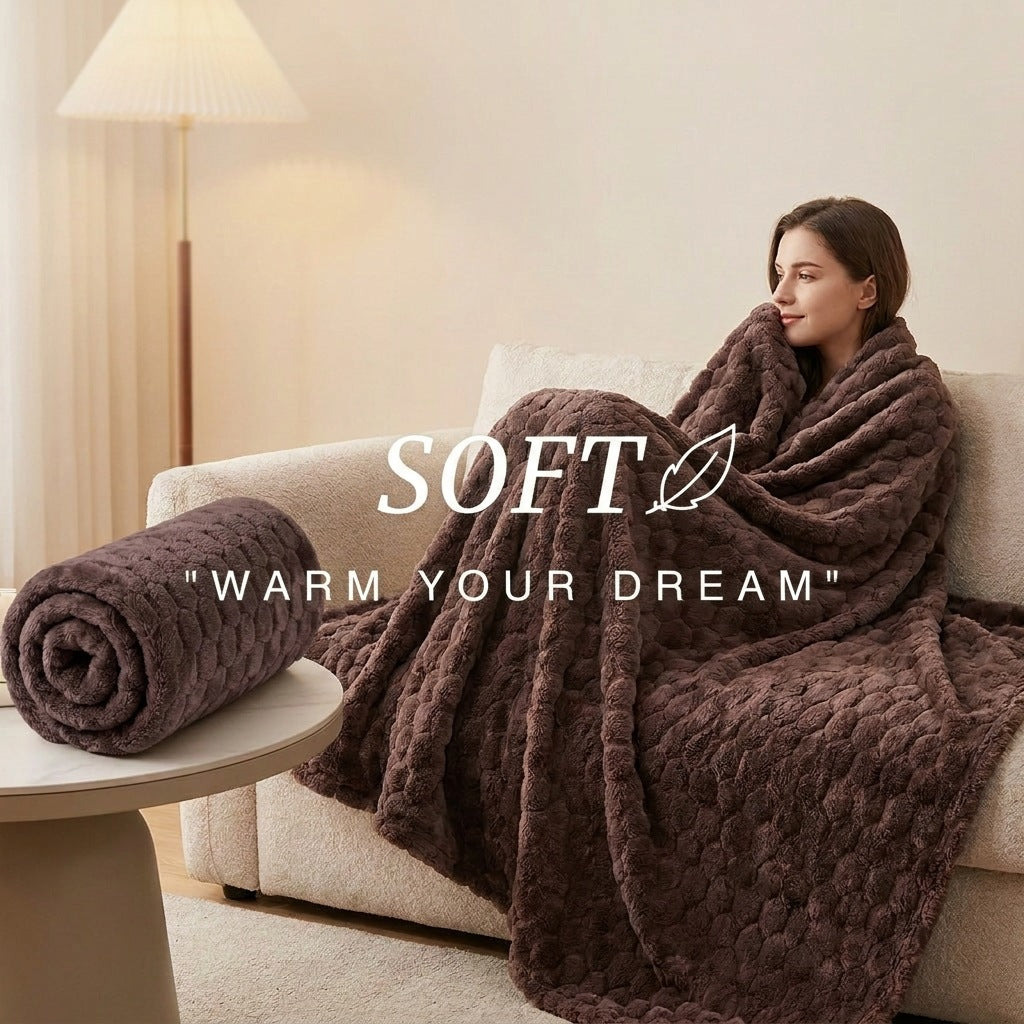 Ultra-Zachte Textuur Fleece Deken