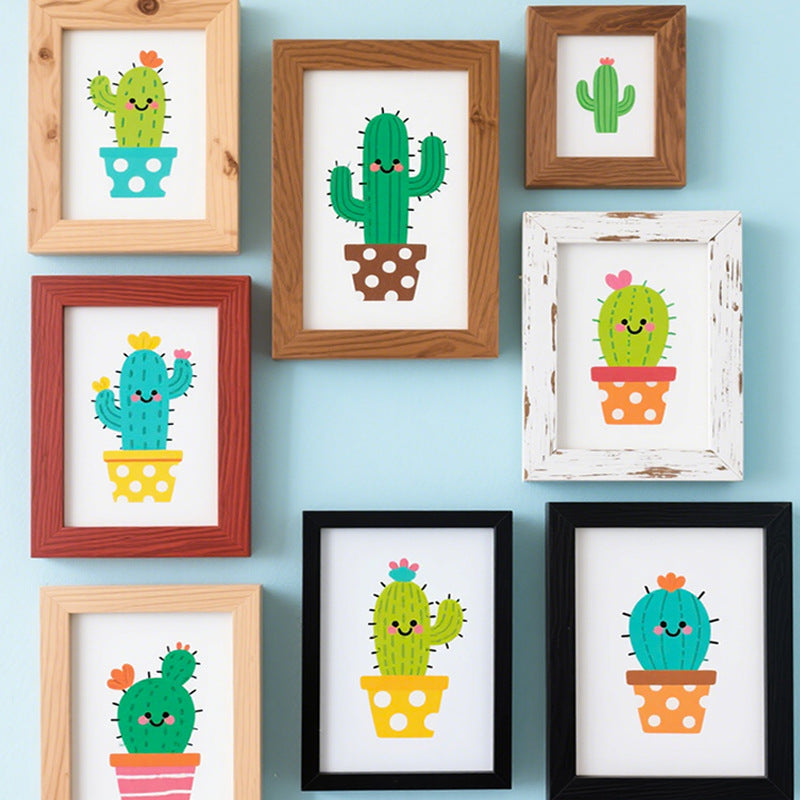 Decorative Cactus Art Print Frame