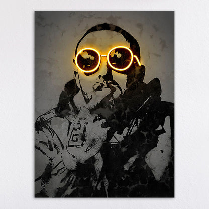 Neon Illumination Street Art Print Homeandso