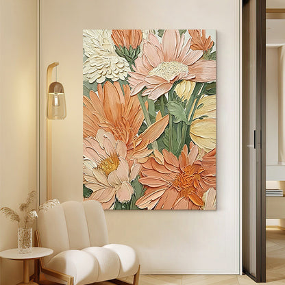 Textured Floral Canvas Art Homeandso
