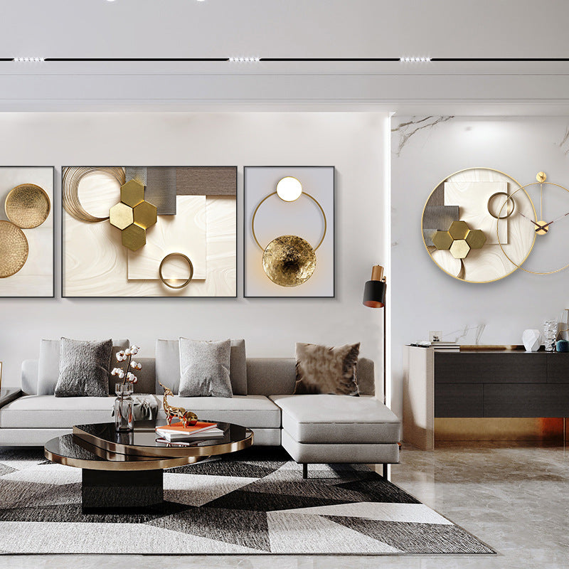 Decorative Geometric Metal Sculpture Homeandso
