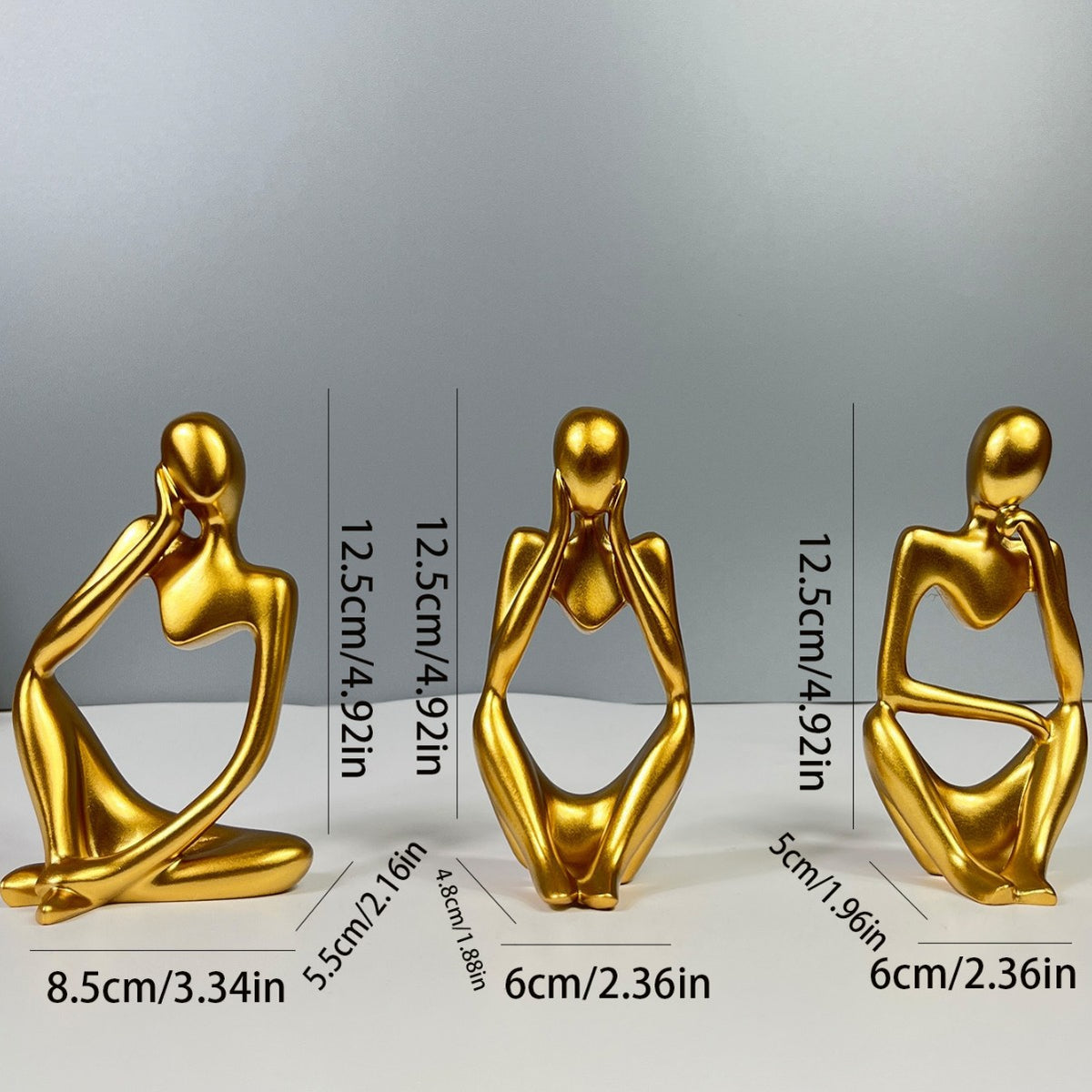 Abstract Figurative Sculpture Set Homeandso