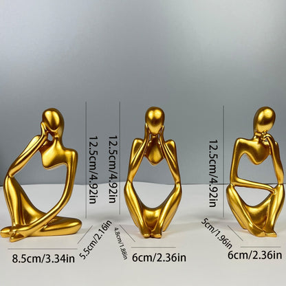 Abstract Figurative Sculpture Set Homeandso