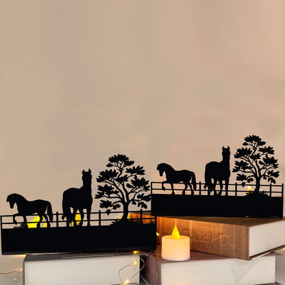 Horse-Themed Decorative Table Centerpiece Homeandso