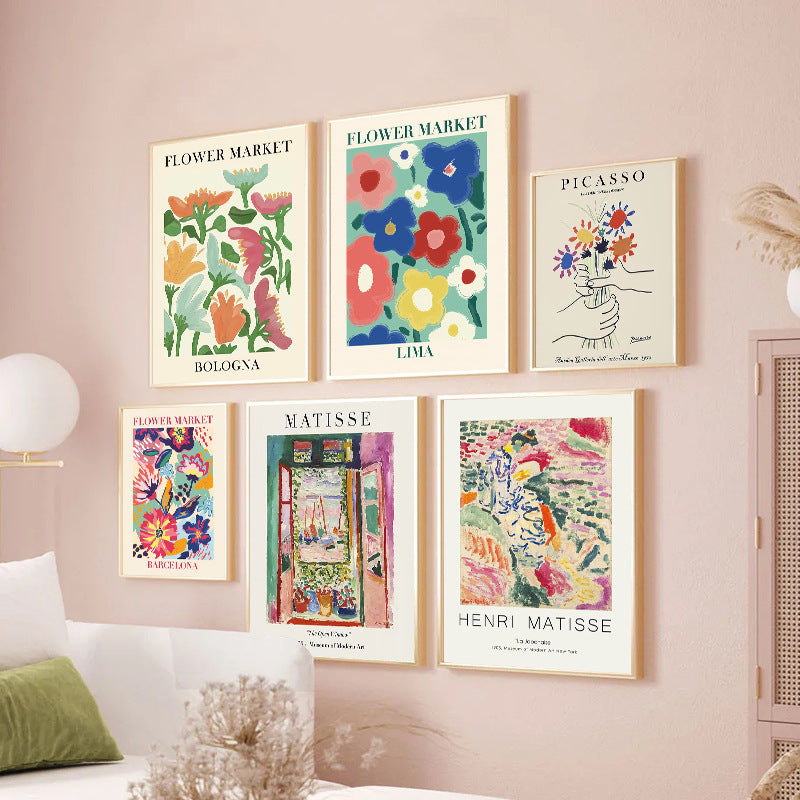 Matisse-Inspired Cut-Outs Art Print Homeandso