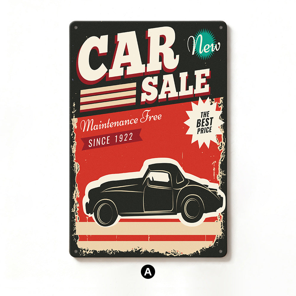 Retro Tire Service Wall Art Homeandso