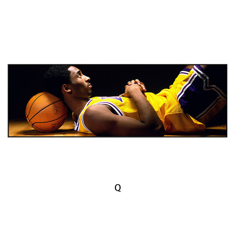 Men's Stylish Basketball Action Wall Art Print Homeandso