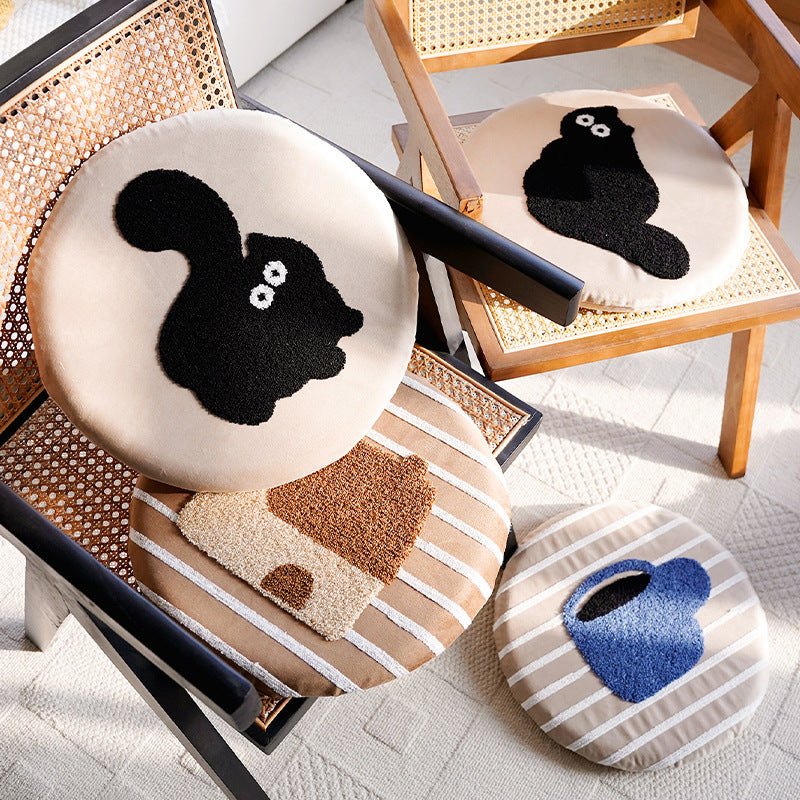 Decorative Animal Print Chair Cushion