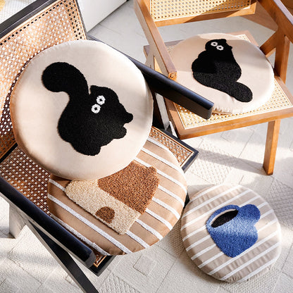 Decorative Animal Print Chair Cushion