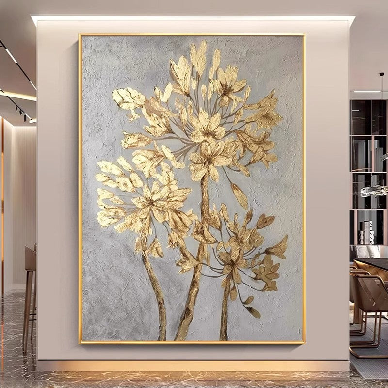 Textured Floral Embossed Wall Art Homeandso
