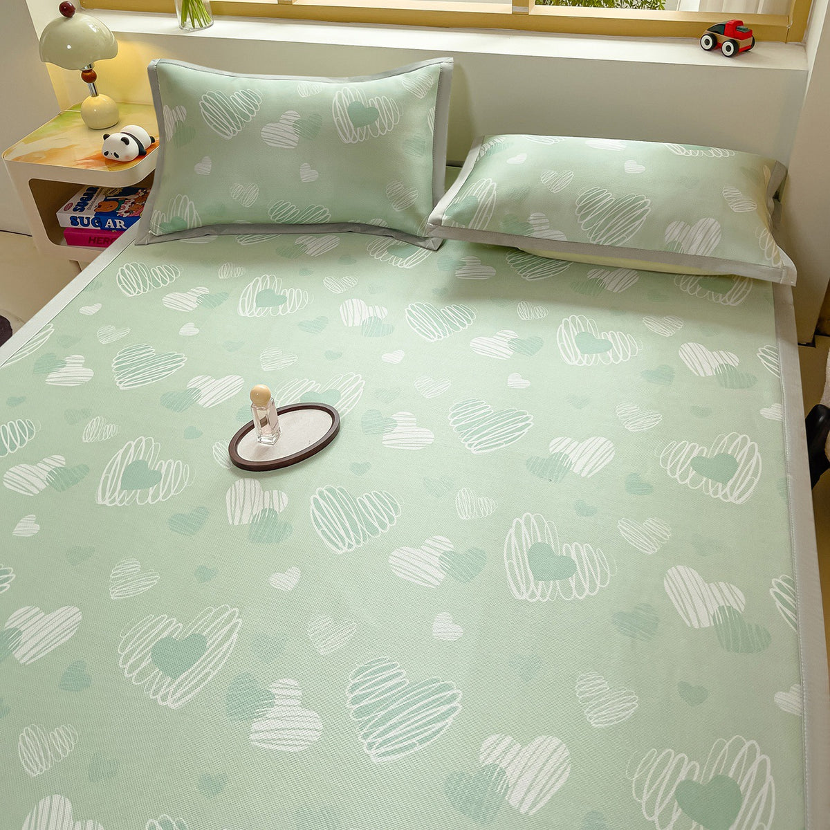 Geometric Print Soft Cotton Bedspread Homeandso