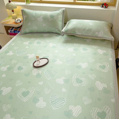 Geometric Print Soft Cotton Bedspread Homeandso