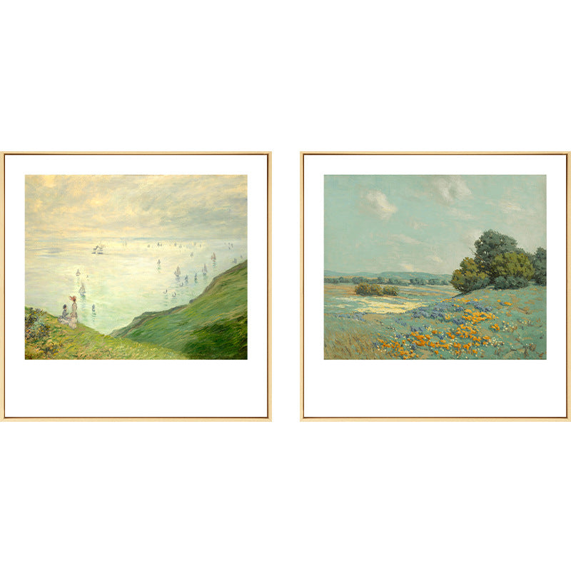 Framed Impressionist Landscape Artwork Homeandso