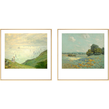 Framed Impressionist Landscape Artwork Homeandso