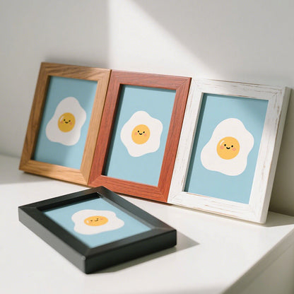Whimsical Egg Art Frame