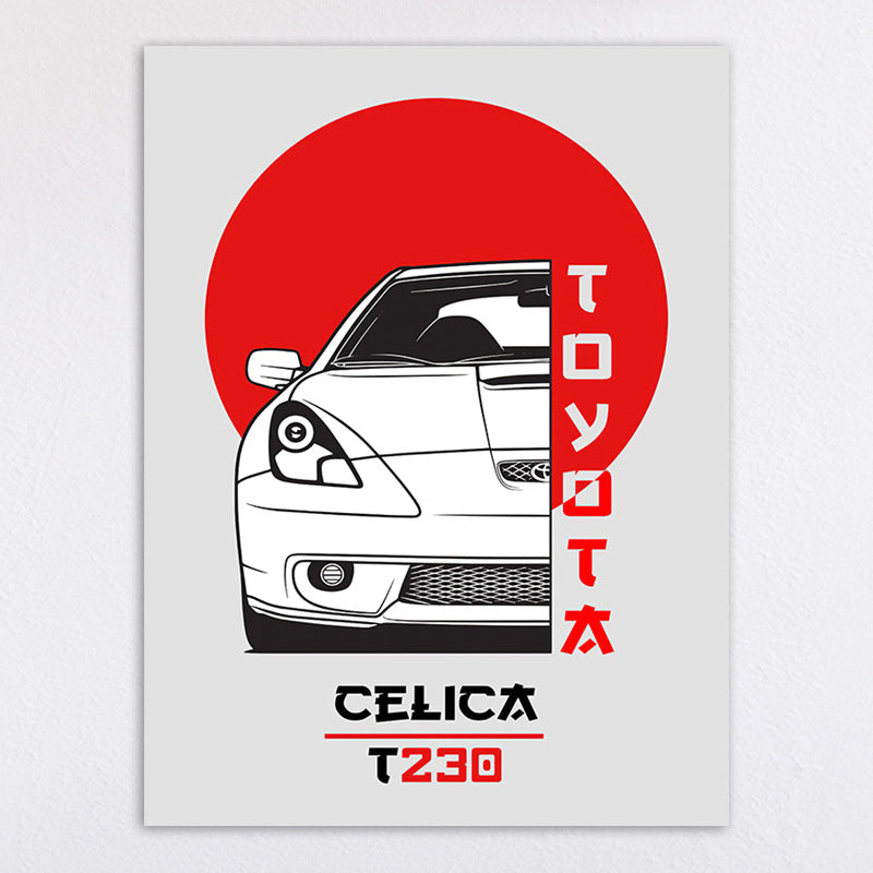 Automotive Art Print Homeandso