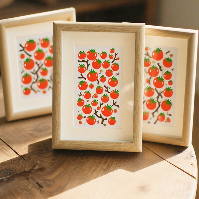 Whimsical Tomato Art Print Frame